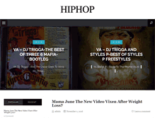 Tablet Screenshot of hiphopforfree.com